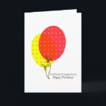 Daughter In Law Birthday Cards, Colourful Balloons Card<br><div class="desc">A simple,  clean,  nice and colourful balloons card for a daughter in law on her birthday. Inside text is customisable.</div>