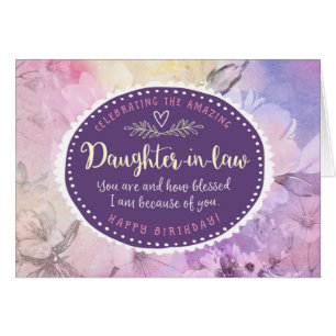 Daughter-in-law Birthday, Celebrating You