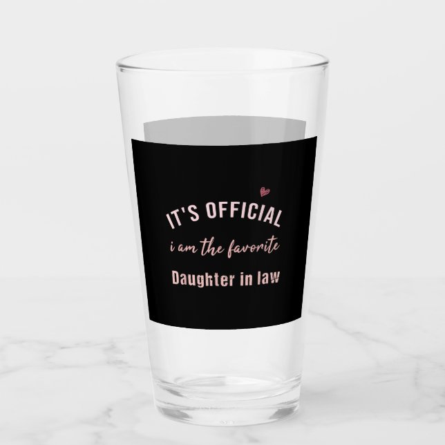 Daughter In Law Birthday Christmas  From Mor Glass (Front)