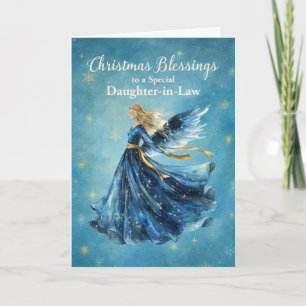Daughter in Law Christmas Blessings Angel of Light Card