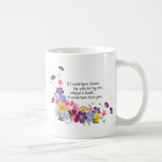 to my daughter in law coffee mug