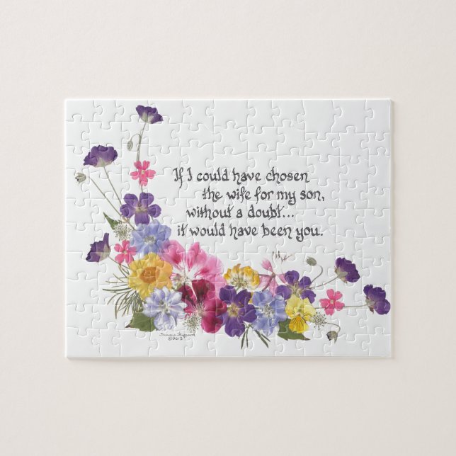 Daughter-in-Law gift Jigsaw Puzzle (Horizontal)