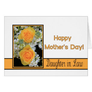 Daughter in Law   Happy Mother's Day rose card