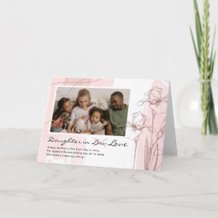 Daughter In Law Mother's Day   Floral Photo Card