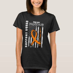 Daughter In Law Multiple Sclerosis Flag Supporter T-Shirt