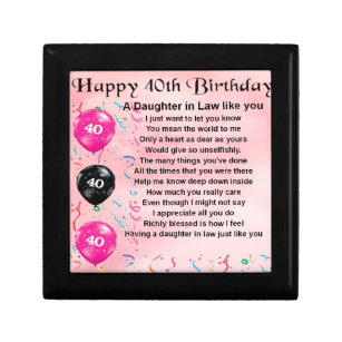 40th birthday gift ideas for daughter in law