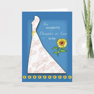 Daughter-in-Law to Be Bridal Shower Sunflower Invitation