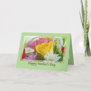 Daughter-in-law's Mothers Day Card with Flowers