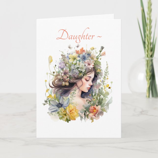 DAUGHTER LOVE CARD (Front)