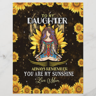 Daughter Lovers To My Daughter Love Mum Custom Letterhead