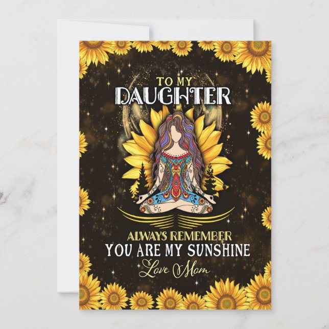 Daughter Lovers | To My Daughter Love Mum Holiday Card (Front)