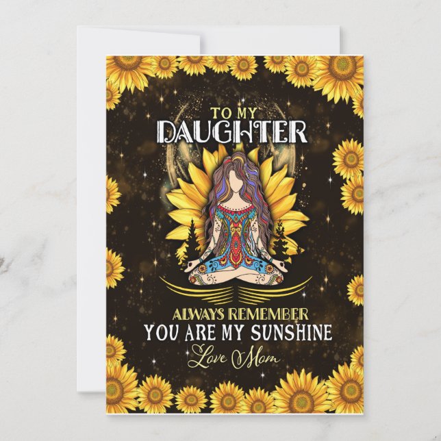 Daughter Lovers | To My Daughter Love Mum Invitation (Front)