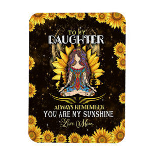 Daughter Lovers   To My Daughter Love Mum Magnet