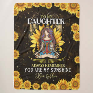 Daughter Lovers To My Daughter Love Mum Sherpa Blanket