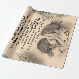 Daughter Lovers   To My Daughter Love Mum Wrapping Paper