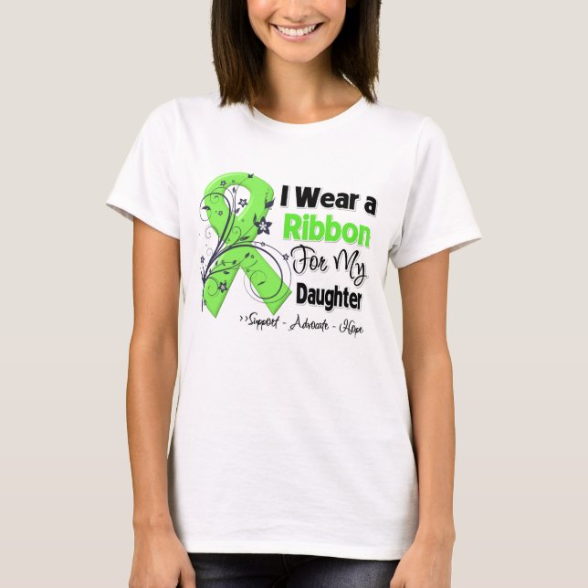 Daughter - Lymphoma Ribbon T-Shirt (Front)