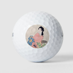 Daughter Miyuki (Beautiful Japanese Lady) (Asian) Golf Balls