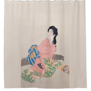 Daughter Miyuki (Beautiful Japanese Lady) (Asian) Shower Curtain