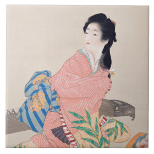 Daughter Miyuki (Beautiful Japanese Lady) (Asian) Tile