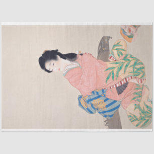Daughter Miyuki (Elegant Japanese Lady, Asian Art) Tissue Paper