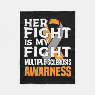 Daughter Mother Multiple Sclerosis Awareness Women Fleece Blanket