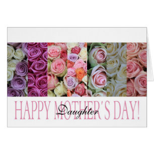 Daughter Mother's Day rose card