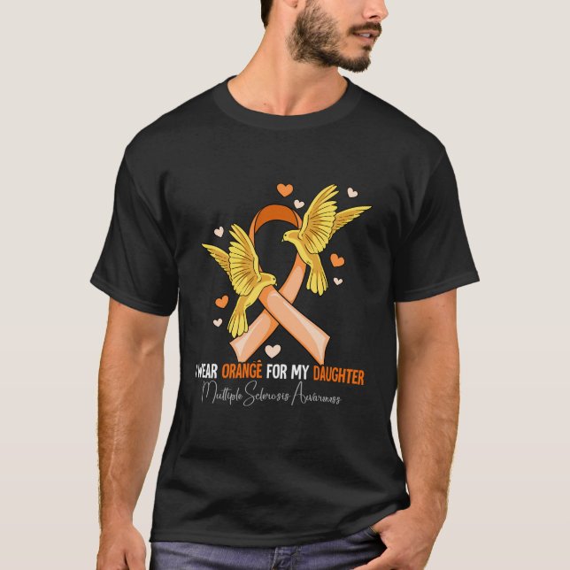 Daughter Multiple Sclerosis Awareness T-Shirt (Front)