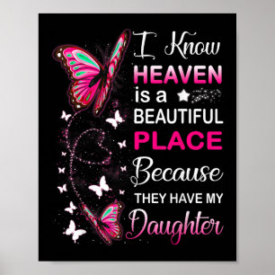 Daughter My Guardian Angel In Heaven Memorial Day Poster
