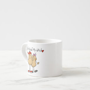 Daughter - Nuts About My Dad T-shirts and Gifts Espresso Cup
