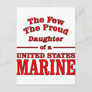 Daughter Of A United States Marine Postcard