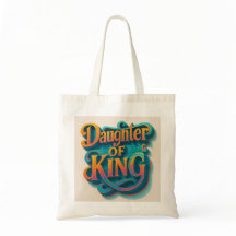Daughter of King Jumbo Tote Bag – Ai design