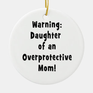 daughter of overprotective mum black.png ceramic tree decoration