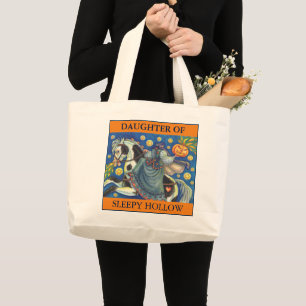 DAUGHTER OF SLEEPY HOLLOW HALLOWEEN JUMBO TOTE BAG