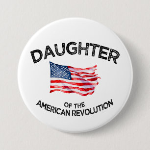 Daughter of the American Revolution DAR Heritage 7.5 Cm Round Badge