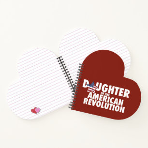 Daughter of the American Revolution DAR Star USA Notebook