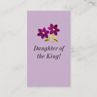 Daughter of the King Business Card