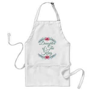 Daughter Of The King Christian Inspirational Standard Apron