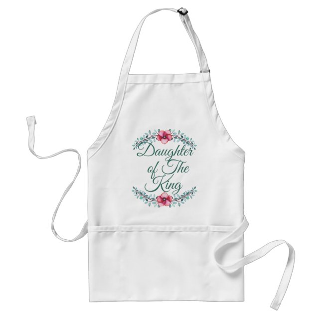 Daughter Of The King Christian Inspirational Standard Apron (Front)