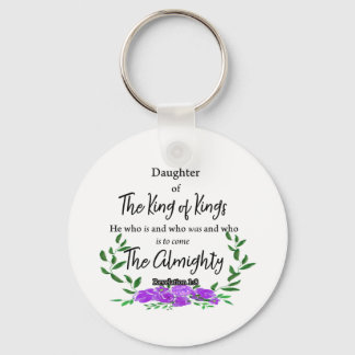 Daughter of the KING Keychain