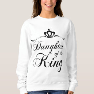 Daughter of the King Vintage Crown Christian Sweatshirt