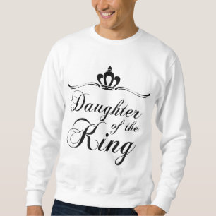 Daughter of the King Vintage Crown Christian Sweatshirt
