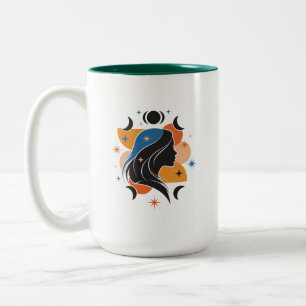 Daughter of the Stars Two-Tone Coffee Mug