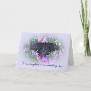 Daughter on Her Wedding Day Card
