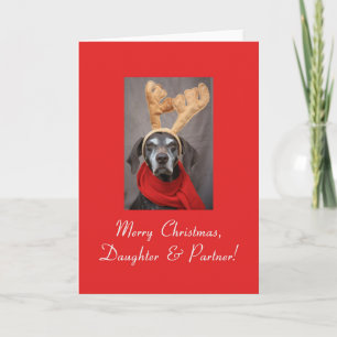 Daughter & Partner Christmas Card