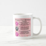 Daughter Poem 21st Birthday Coffee Mug<br><div class="desc">A great gift for a daughter on her 21st birthday</div>