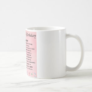 Daughter Poem 40th Birthday Coffee Mug