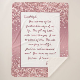 Daughter Proud of Youou Sherpa Blanket