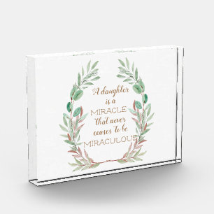 Daughter Quote Photo Block