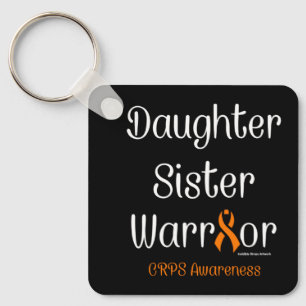 Daughter Sister Warrior...CRPS Key Ring
