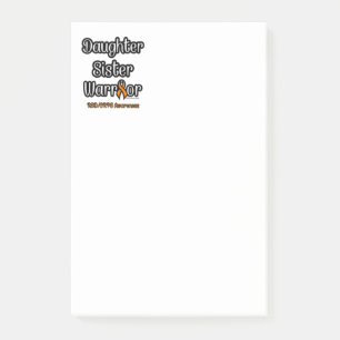 Daughter Sister Warrior...RSD/CRPS Post-it Notes